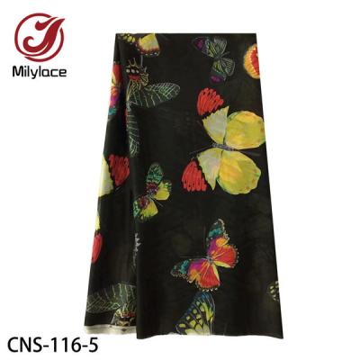 China Professional Printed QUICK DRY 100% Slik Fabric Manufacturer Pure Silk Fabric For Dress for sale