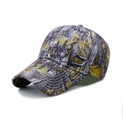 China Custom Polyester JOINT Forest Printing Sports Hat Fashion Style Camouflage Baseball Cap for sale