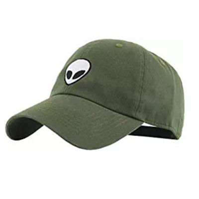 China Custom Style Olive Color Skull Sport Hip Hop Army Green Cotton Skull Cap COMMON Patch Hat for sale