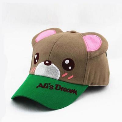 China Wholesale COMMON Cheap Price Summer Winter Bear Design Kids Hat Cap With Ears for sale