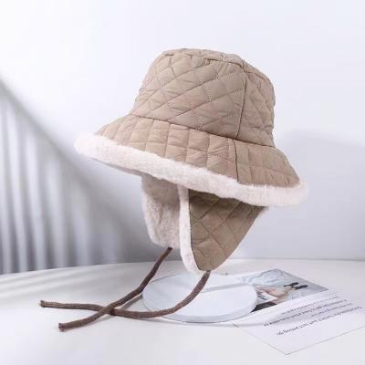 China Character Winter Warm Bucket Hat Fishermen Outdoor Windproof Bucket Hat for sale