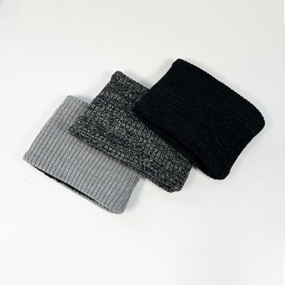 China Long Winter Neck Warmer With Warm Fleece Striping Unisex Knitted Plain Neck Cuff Custom OEM ODM for sale