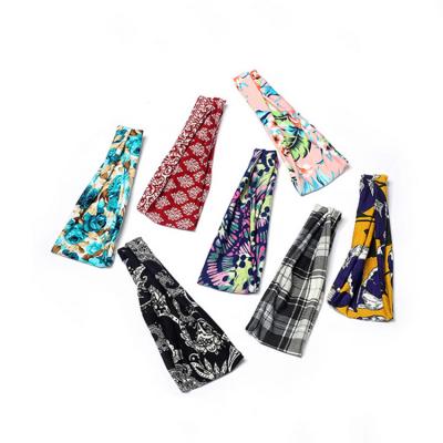 China Fashion Lovely Custom Design Women Headband Sublimation Printing Soft Headband for sale