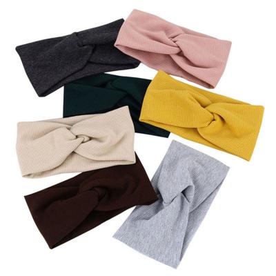 China Fashion Hairband High Quality Custom Made Soft 100% Cotton Headband for sale