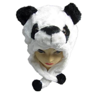 China JOINT Soft Plush Animal Shaped Animal Head Hats Plush Hat for sale