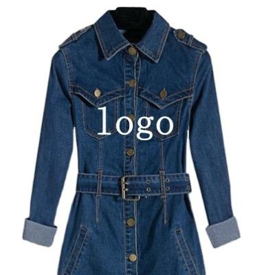 China Discount Wholesale Anti-Static Work New Women's Summer Long Sleeve Jeans Dress Stylish Plus Size Dress Women's Summer Casual Outfits for sale