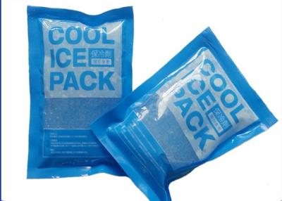 China Las bolsas de hielo inmediatas de PE+PA 100 200 250 500 1500g, las bolsas de hielo suaves del gel en venta