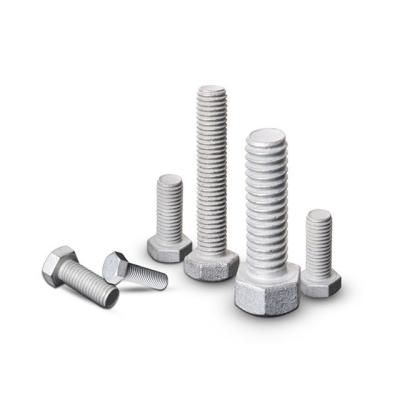 China Metal HDG Custom Steel Hex Bolt And Nut Washer Hardware Fasteners Factory Good Quality for sale