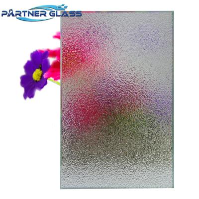 China Modern Grade Tempered Factory Price 4mm 5mm 6mm Clear Nashiji Karatachi Flora Figured Patterned Glass for sale