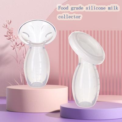 China Babies Liquid Portable Breast Milk Collector Breast Milk Pump BPA Free Breastfeeding Comfortable Manual Pump for sale