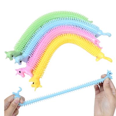 China Worm Noodle Stretch String TPR Rope Anti Stress Toys String Autism To Exhale Fidgety Person Wholesale Toy Fun Kit From Fidget Toys As Per Sample for sale