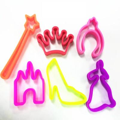 China Fashion Cartoon Animal Hair Accessories Ring Custom Elastic Hair Band Telephone Wiring Scruchies Silicone Hair Ties for sale