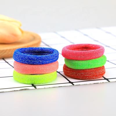 China Fashion Korean version of the Ring High Elastic Hair Nylon Hair Rope New Fashion Seamless Elastic Band for sale