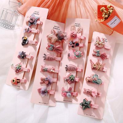 China Fashion Hair Clips For Girls Colorful Candy Kids Hairpins Baby Clip Rainbow Korean Decoration for sale