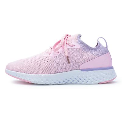 China Newest Design Fashion Comfort Anti-Slippery Fly Knitted Casual Sneakers For Women for sale