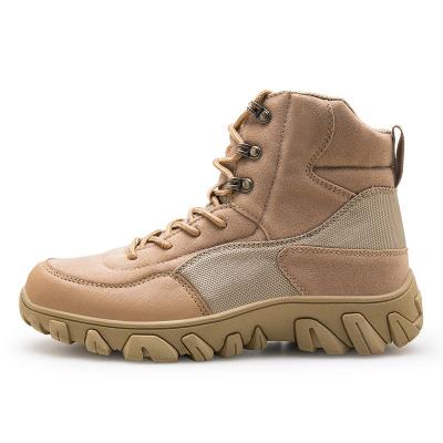 China Durable Outdoor Rising Military Medium Army Boots Combat Military Desert Boots Men for sale