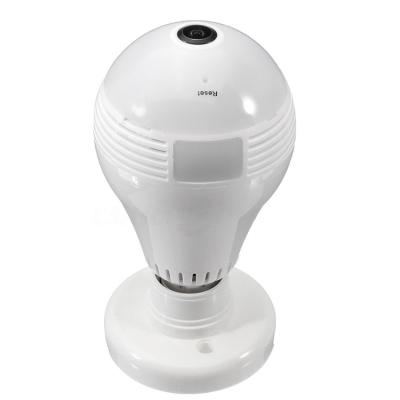 China Wireless 360 Camera WiFi Panoramic 1080P 2MP Fisheye Hidden Camera LED Bulb for sale