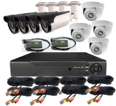 China Best Quality 8CHS HD AHD DVR 4MP Camera Kits waterproof/waterproof cctv camera with dvr for sale