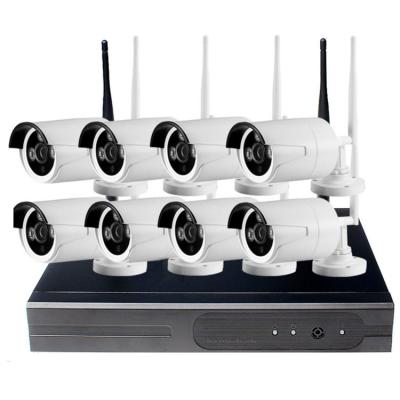 China Waterproof / Waterproof 8CH 1080P Wireless Network Camera 2.0MP WIFI NVR CCTV System Kits Night Outdoor for sale