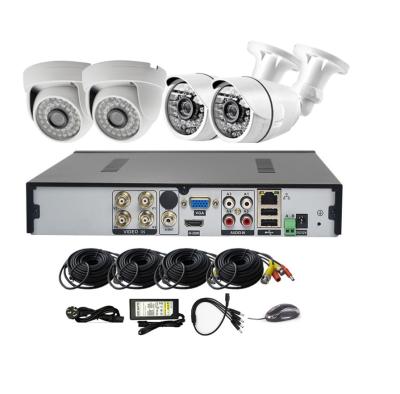 China Cheapest 1080P 2.0MP Sony 307 Low Lux HD AHD DVR KIT CCTV Camera Home&Security System KDM-CAHD04H-B for sale