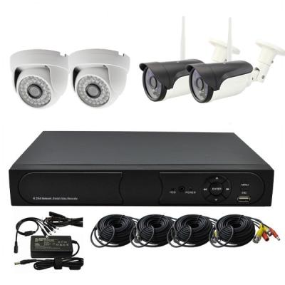 China BEST SELLING! ! ! 2.0MP 4CH HD AHD DVR KITS 1080P CCTV Camera System KDM-AHD04H for sale