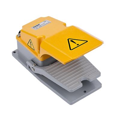 China Heavy Duty Aluminum Alloy Foot Die-Casting Pedal Switch For Industrial Tooling for sale