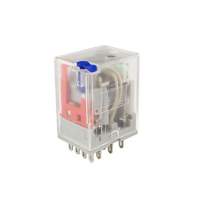 China MY4/HH54P 14Pin 24V DC Coil Mini Relay Power With Test Sealed Button for sale