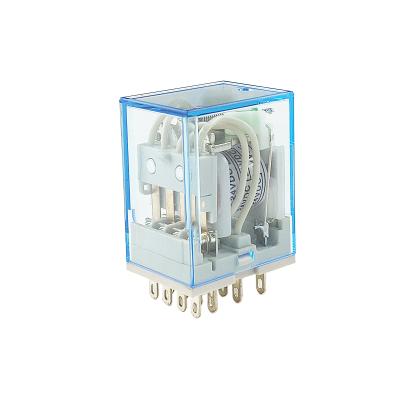 China MY4/HH54P 14Pin 24VDC Mini Electromagnetic Relay With LED Sealed Indicator for sale