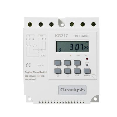 China Weekly 380V Programmable Timer Switch 16 Amp 3 Phase Timer Switch for sale