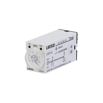 China H3Y-2 Timer Relay 24V DC Double Pole 5 Second Time String Plug General Purpose Terminal for sale