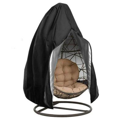 China Manufacturer Waterproof Outdoor Waterproof Patio Hanging Wicker Egg Swing Chair Cover for sale