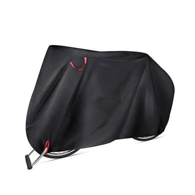 China Customized Durable Durable Waterproof All Season Black Bicycle Rain Cover Anti UV Waterproof Bike Cover for sale