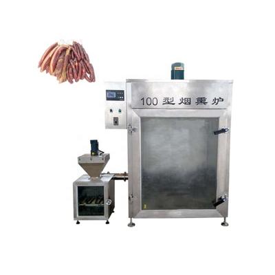 China Hotels Stainless Steel Smoker Oven Smoked Chicken Equipment Meat Smoking Machine for sale