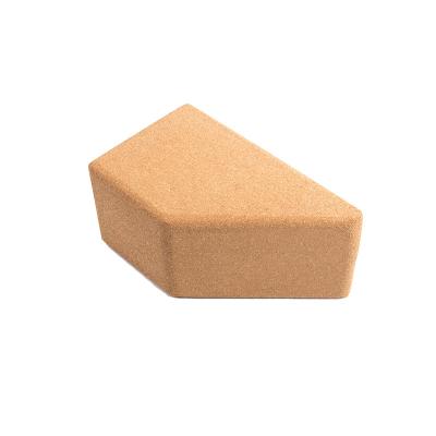 China High Quality Non-Slip Trapeze Environmentally Friendly Cork Blocks Custom Size Brick For Yoga Block for sale