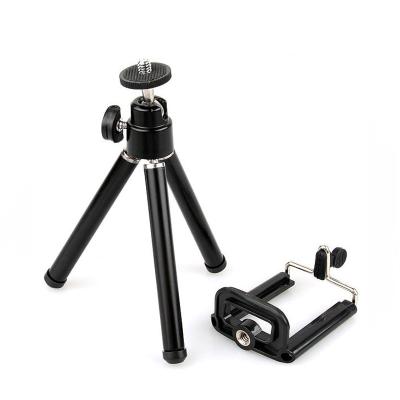 China Portable Digital Camera Mini Extendable Aluminum Alloy Mobile Phone Stand Camera Tripod Stand for sale