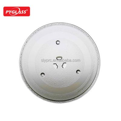 China Household Microwave Dish Glass Turntable Glass Dish For Sharp Microwave Oven With 3 Fixtures, 315mm for sale