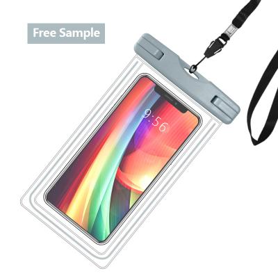 China Free Sample Mobile Phone Bag PVC Smartphone Shockproof Waterproof Mobile Phone Case Waterproof Phone Case Bag for sale