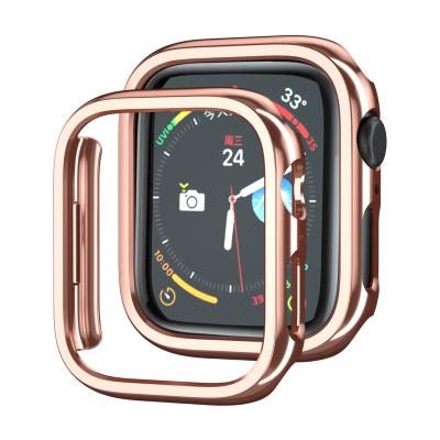 China Waterproof and Splashproof to Prevent Scratches and Screen Cracks Free Sample Luxury Smart Watch Case for Apple Watch7 44mm Skeleton Case 40mm for sale