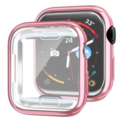 China Waterproof and splashproof to prevent Apple Watch7 Series 7 Apple Watch Case iWatch7 Luxury Bumper Case Free Sample TPU Case from scratches and screen cracks for sale