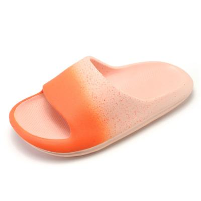 China Fashion Trend Two Color Printing Lightweight And Soft EVA Indoor Outdoor Slippers for sale