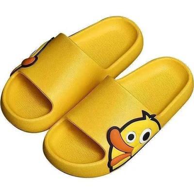 China Fashion Trend Cute Cartoon Duck Slippers For Women Outdoor Soft Thick Bottom Comfort Slips Slippers Wholesale for sale