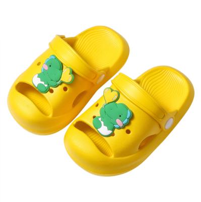 China Flat Cute Design EVA Garden Shoes Clogs With PVC Chip Decoration for sale