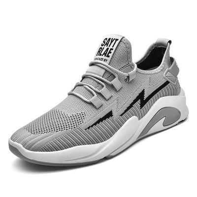 China Fashion Trend Fashion Breathable Running Shoes for Men's Design Lace-up Low-cut Sneaker Sports Soft Thick Bottom Shoes for sale