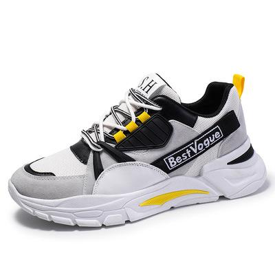 China 2021 Fashion Trend Youth Boy's Style Shoes Outdoor Trend Sneakers Men's Casual Sports Soft Thick Bottom Shoes for sale