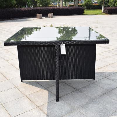 China Wholesale Outdoor Rattan Patio Rattan Furniture Set Eco-freindly Garden Sofa Set Bring Coffee Table for sale