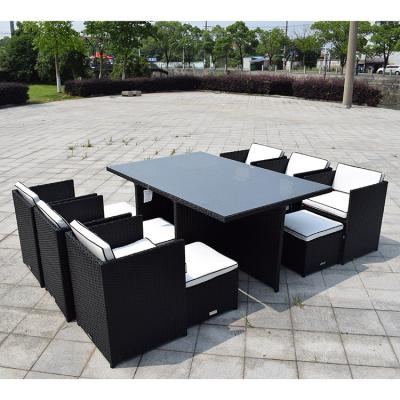 China Eco-freindly furniture set rattan wicker chair outdoor garden relax coffee table sets used in many occasions for sale