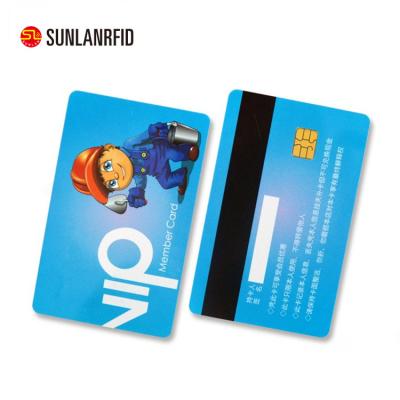 China Access Control / Transportation / Time & Attendance / Parking Free Samples Plastic PVC Material NFC Cards With Magnetic Loco Strips for sale