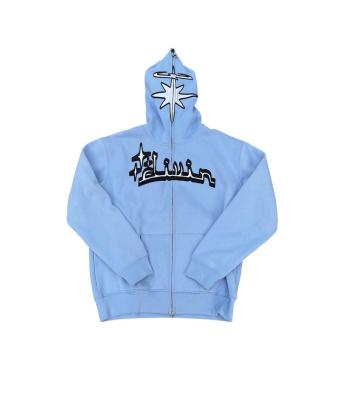 China Anti-pilling Logo Cotton Men Winter Hoodies Custom Made Full Zipper Hoodie Heavy Duty Oversized Hoodies for sale