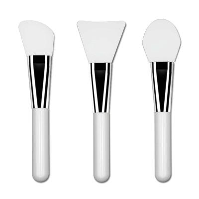 China Custom Mask Brush White Color Silicone Mask Brush For DIY Mask for sale