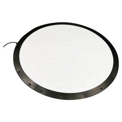 China Thickness Factory Price Ultra Thin Decoration PMMA LED Panel Lights Round Rectangular Shape for sale